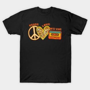 90s Throwback Peace Love and 90s Vibe T-Shirt
